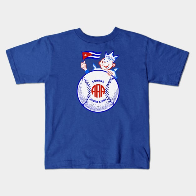 Defunct Havana Sugar Kings Baseball 1946 Kids T-Shirt by LocalZonly